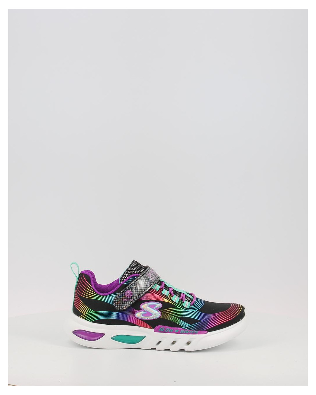 Zapatillas Skechers GLOW-BRITES 302306L negro