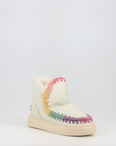 Botines Mou SNEAKER BOLD RAINBOW STITCHING NUTRWH blanco Botines Mou SNEAKER BOLD RAINBOW STITCHING NUTRWH blanco
