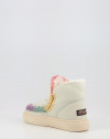 Botines Mou SNEAKER BOLD RAINBOW STITCHING NUTRWH blanco Botines Mou SNEAKER BOLD RAINBOW STITCHING NUTRWH blanco