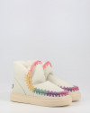 Botines Mou SNEAKER BOLD RAINBOW STITCHING NUTRWH blanco Botines Mou SNEAKER BOLD RAINBOW STITCHING NUTRWH blanco
