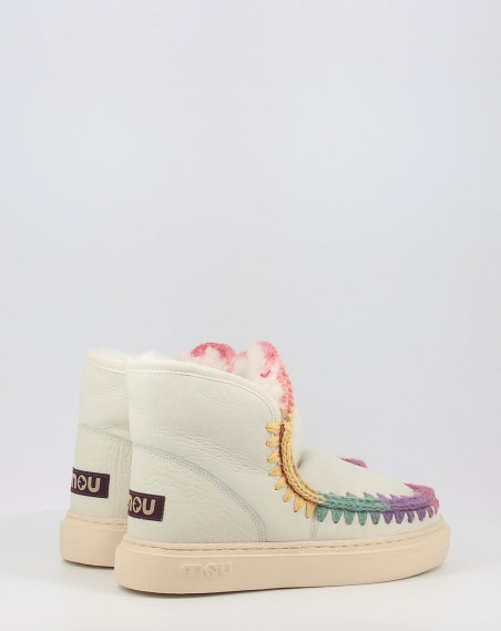 Botines Mou SNEAKER BOLD RAINBOW STITCHING NUTRWH blanco Botines Mou SNEAKER BOLD RAINBOW STITCHING NUTRWH blanco