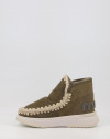 Botines Mou JOGGER GLITTER LOGO MOO verde Botines Mou JOGGER GLITTER LOGO MOO verde