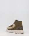 Botines Mou JOGGER GLITTER LOGO MOO verde Botines Mou JOGGER GLITTER LOGO MOO verde