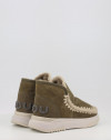 Botines Mou JOGGER GLITTER LOGO MOO verde Botines Mou JOGGER GLITTER LOGO MOO verde