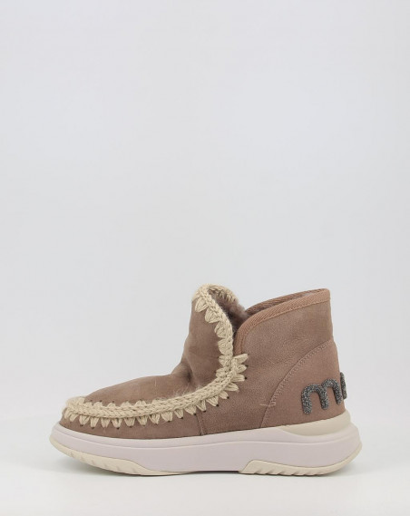 Botines Mou JOGGER GLITTER LOGO ELGRY gris Botines Mou JOGGER GLITTER LOGO ELGRY gris