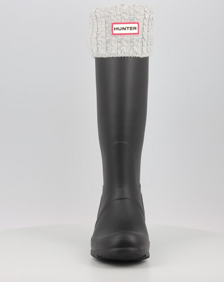 Calcetines Hunter RECYCLED MINI CABLE BOOT TALL gris