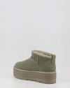Botines Ugg CLASSIC ULTRA MINI PLATFORM MOSS GREEN verde Botines Ugg CLASSIC ULTRA MINI PLATFORM MOSS GREEN verde