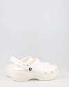 Zuecos Crocs CLASSIC PLATFORM CLOG 206750 blanco Zuecos Crocs CLASSIC PLATFORM CLOG 206750 blanco