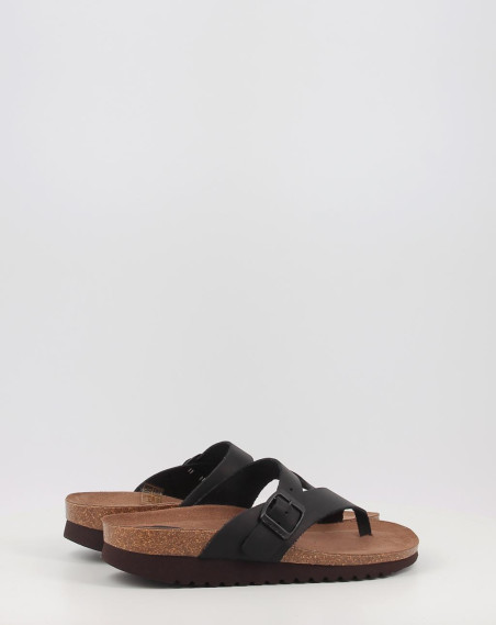 Sandalias Interbios 7119-MM negro Sandalias Interbios 7119-MM negro