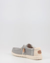 Nauticos Hey Dude WALLY LINEN NATURAL gris Nauticos Hey Dude WALLY LINEN NATURAL gris