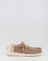 Nauticos Hey Dude WALLY LINEN NATURAL marrón Nauticos Hey Dude WALLY LINEN NATURAL marrón