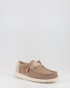 Nauticos Hey Dude WALLY LINEN NATURAL marrón Nauticos Hey Dude WALLY LINEN NATURAL marrón
