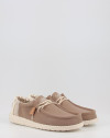 Nauticos Hey Dude WALLY LINEN NATURAL marrón Nauticos Hey Dude WALLY LINEN NATURAL marrón