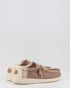 Nauticos Hey Dude WALLY LINEN NATURAL marrón Nauticos Hey Dude WALLY LINEN NATURAL marrón