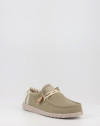 Nauticos Hey Dude WALLY LINEN NATURAL verde Nauticos Hey Dude WALLY LINEN NATURAL verde