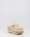 Zuecos Mou CIO6-02 WITH STRAP WHE Beig Zuecos Mou CIO6-02 WITH STRAP WHE Beig