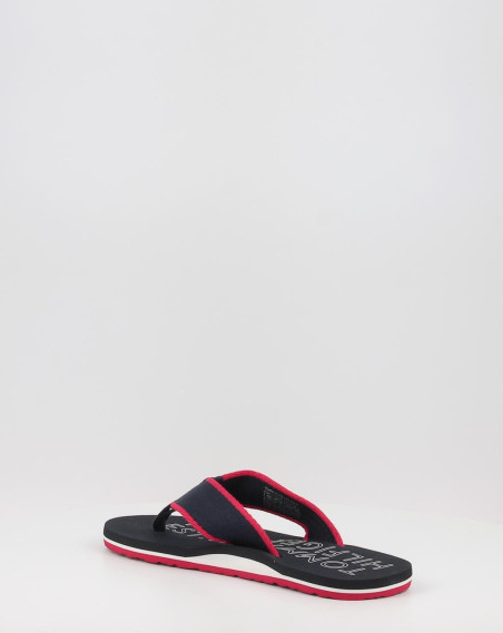 Chanclas Tommy Hilfiger SPORTY HILFIGER BEACH SANDAL azul Chanclas Tommy Hilfiger SPORTY HILFIGER BEACH SANDAL azul