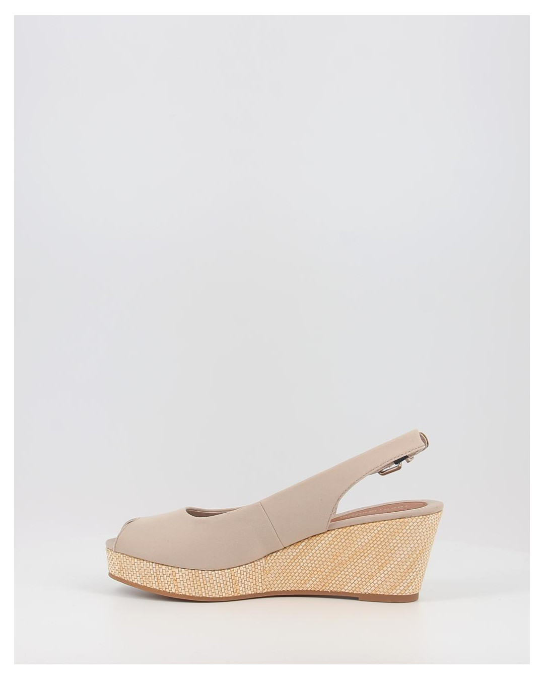 Alpargatas Tommy Hilfiger ICONIC ELBA SLING BACK WEDGE taupe