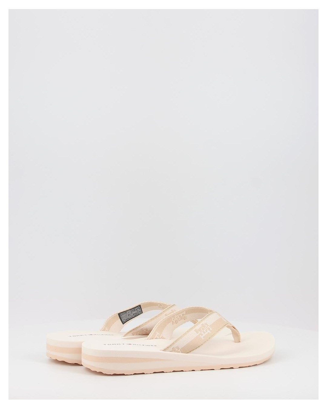 Chanclas Tommy Hilfiger TH COLORBLOCK WEBBING SANDAL Beig
