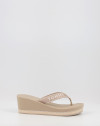 Chanclas Tommy Hilfiger TOMMY WEBBING H WEDGE SANDAL verde Chanclas Tommy Hilfiger TOMMY WEBBING H WEDGE SANDAL verde