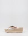Chanclas Tommy Hilfiger TOMMY WEBBING H WEDGE SANDAL verde Chanclas Tommy Hilfiger TOMMY WEBBING H WEDGE SANDAL verde