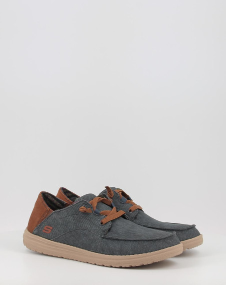 Nauticos Skechers RELAXED FIT MELSON - PLANON 210116 azul Nauticos Skechers RELAXED FIT MELSON - PLANON 210116 azul