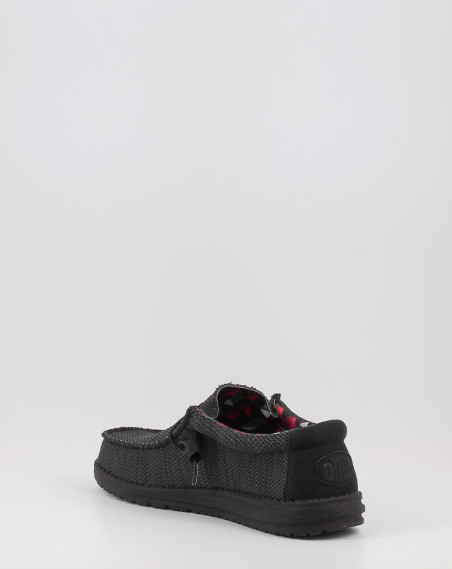 Nauticos Hey Dude WALLY SOX negro Nauticos Hey Dude WALLY SOX negro
