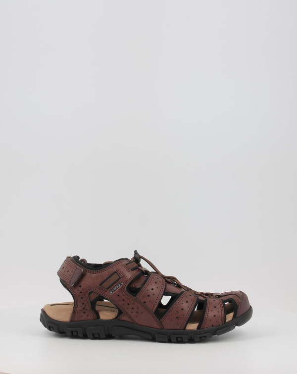 Sandalias Geox STRADA U6224B marrón. Zapatos Obi