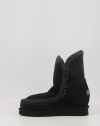 Botas Mou ESKIMO INNER WEDGE SHORT BKBK negro Botas Mou ESKIMO INNER WEDGE SHORT BKBK negro
