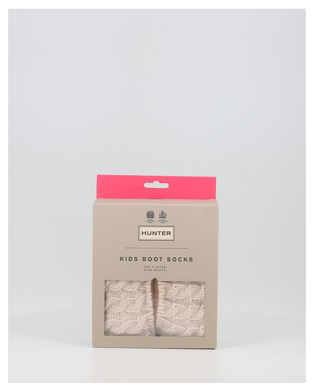 Calcetines Hunter KIDS 6 STITCH CABLE BOOT SOCKS blanco