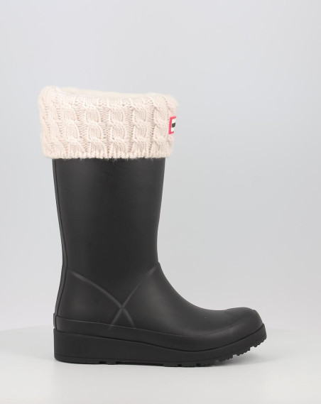 Calcetines Hunter KIDS 6 STITCH CABLE BOOT SOCKS blanco