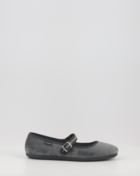 Bailarinas Victoria ODA TERCIOPELO 104913 gris Bailarinas Victoria ODA TERCIOPELO 104913 gris