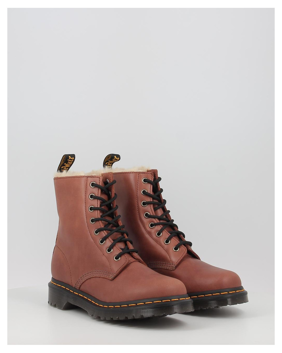 Botas Dr. Martens 1460 SERENA SADDLE TAN FARRIER cuero