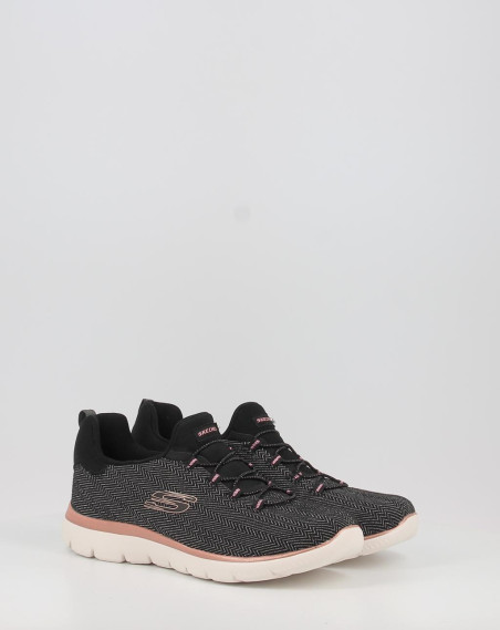 Zapatillas Deportivas Mujer Sin Cordones Skechers Summits Dazzling