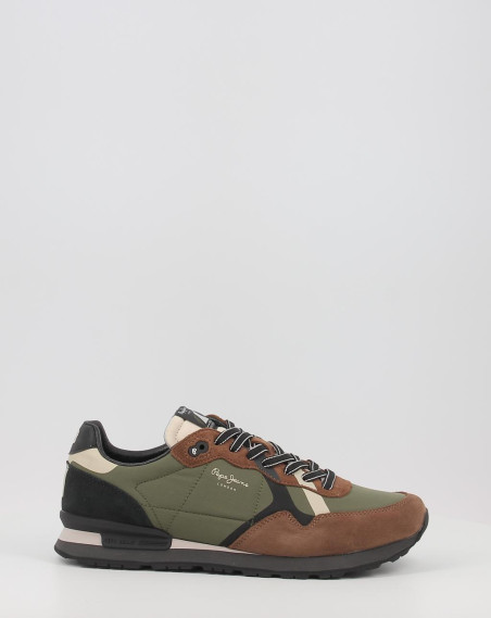 Zapatillas Pepe Jeans BRIT PRINT M PMS30984 marrón Zapatillas Pepe Jeans BRIT PRINT M PMS30984 marrón
