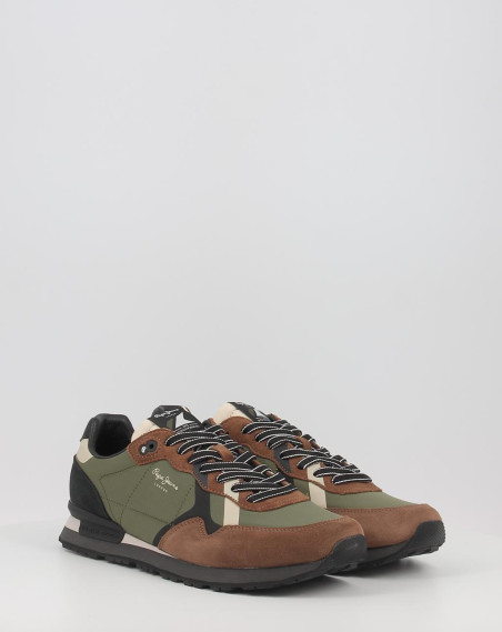 Zapatillas Pepe Jeans BRIT PRINT M PMS30984 marrón Zapatillas Pepe Jeans BRIT PRINT M PMS30984 marrón