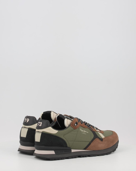 Zapatillas Pepe Jeans BRIT PRINT M PMS30984 marrón Zapatillas Pepe Jeans BRIT PRINT M PMS30984 marrón