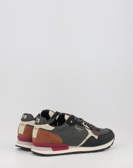 Zapatillas Pepe Jeans BRIT PRINT M PMS30984 negro