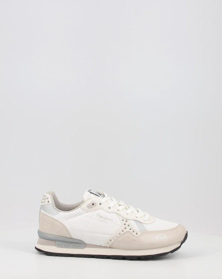 Zapatillas Pepe Jeans BRIT PRINT SID W PLS31525 blanco Zapatillas Pepe Jeans BRIT PRINT SID W PLS31525 blanco