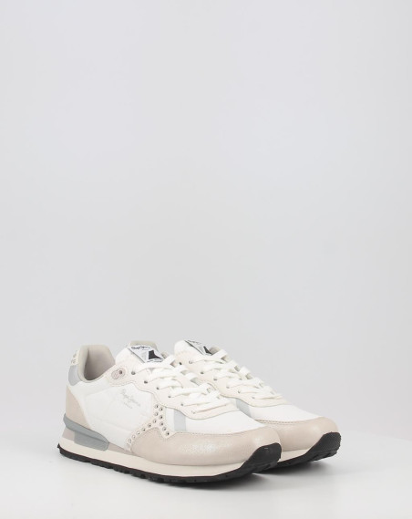 Zapatillas Pepe Jeans BRIT PRINT SID W PLS31525 blanco Zapatillas Pepe Jeans BRIT PRINT SID W PLS31525 blanco
