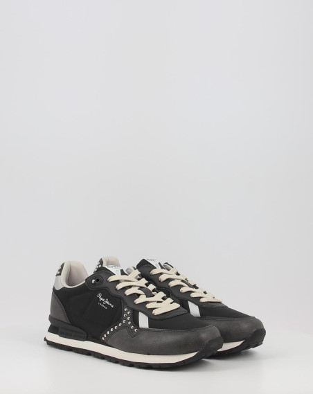 Zapatillas Pepe Jeans BRIT PRINT SID W PLS31525 negro Zapatillas Pepe Jeans BRIT PRINT SID W PLS31525 negro
