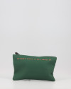 Bolsos Ecoalf LUPITAALF CLUTCH WITH MESSAGE 114 verde Bolsos Ecoalf LUPITAALF CLUTCH WITH MESSAGE 114 verde