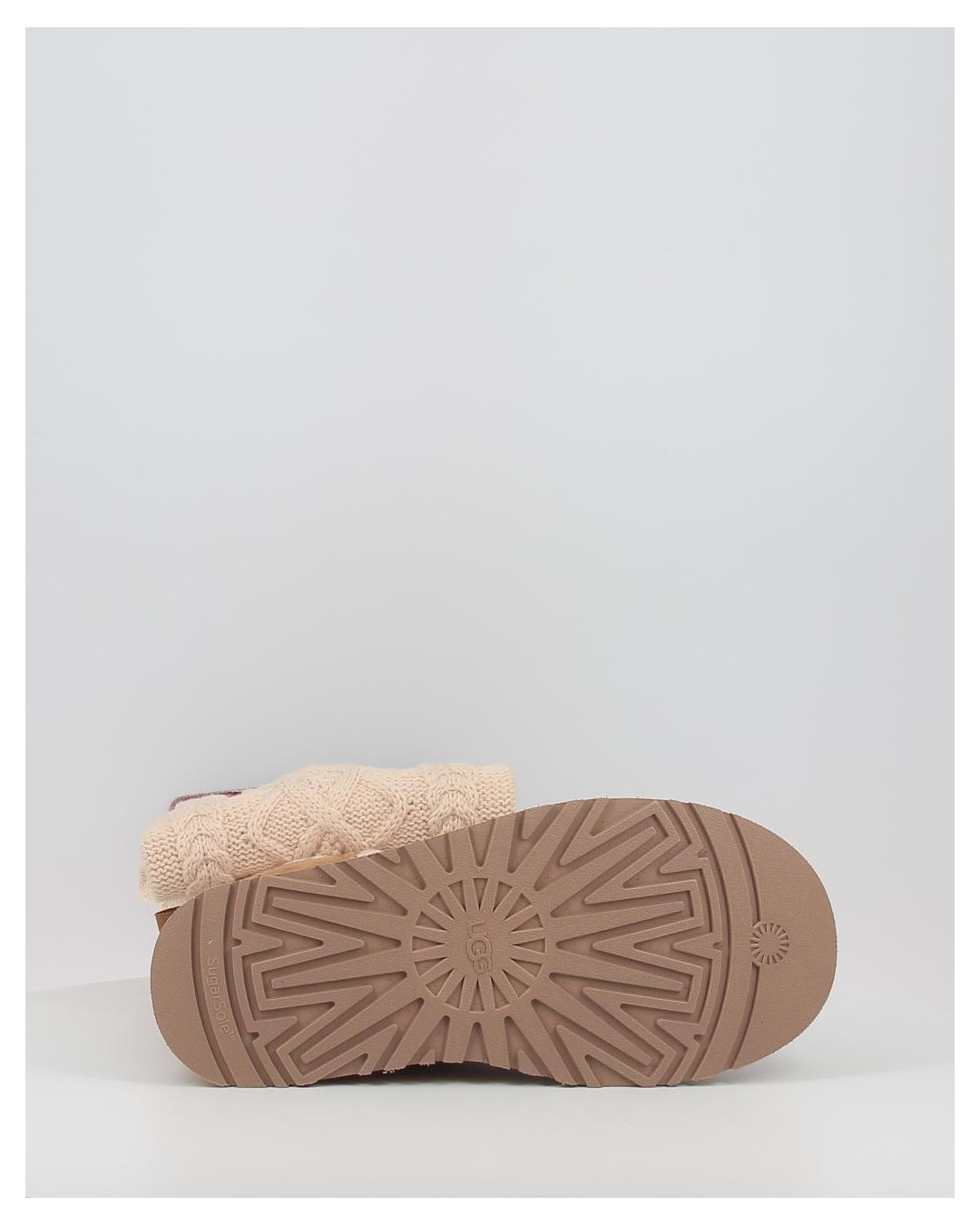 Botas Ugg CLASSIC SWEATER LETTER TALL Chestnut