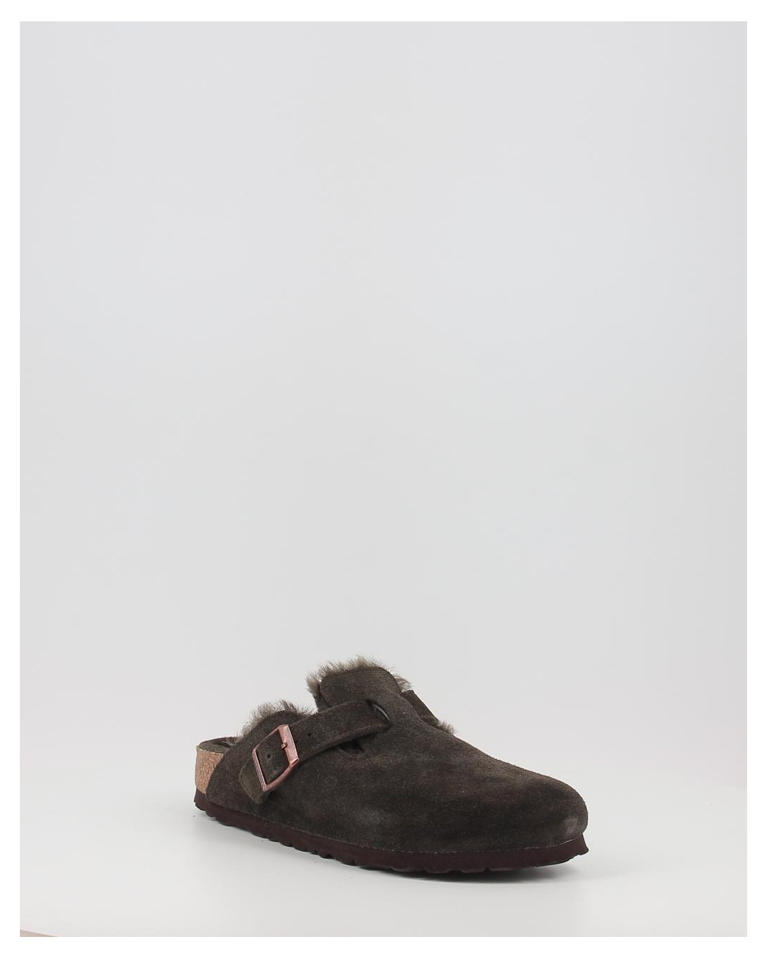 Zuecos Birkenstock BOSTON VL SHEARLING marrón