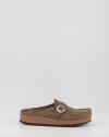 Zuecos Birkenstock BUCKEY LEVE Gray Taupe taupe Zuecos Birkenstock BUCKEY LEVE Gray Taupe taupe