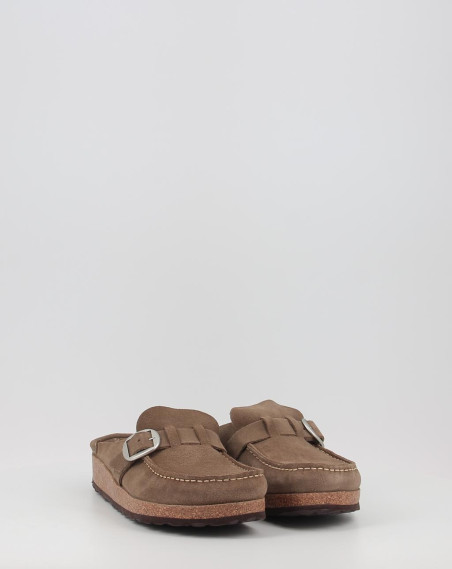 Zuecos Birkenstock BUCKEY LEVE Gray Taupe taupe Zuecos Birkenstock BUCKEY LEVE Gray Taupe taupe
