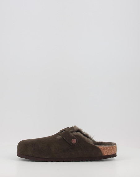 Zuecos Birkenstock BOSTON VL SHEARLING marrón Zuecos Birkenstock BOSTON VL SHEARLING marrón