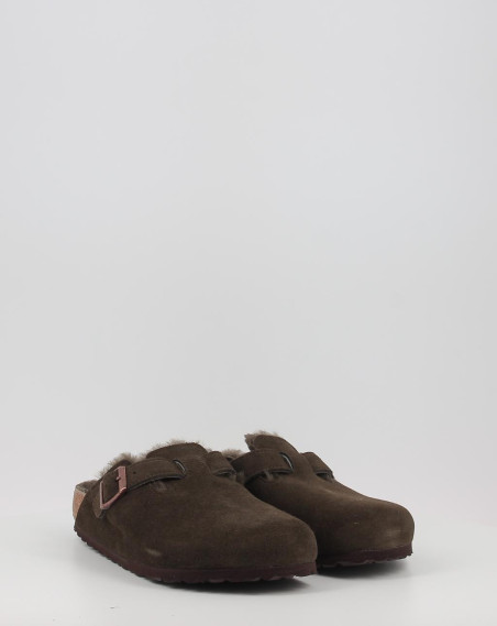 Zuecos Birkenstock BOSTON VL SHEARLING marrón Zuecos Birkenstock BOSTON VL SHEARLING marrón