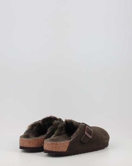 Zuecos Birkenstock BOSTON VL SHEARLING marrón Zuecos Birkenstock BOSTON VL SHEARLING marrón