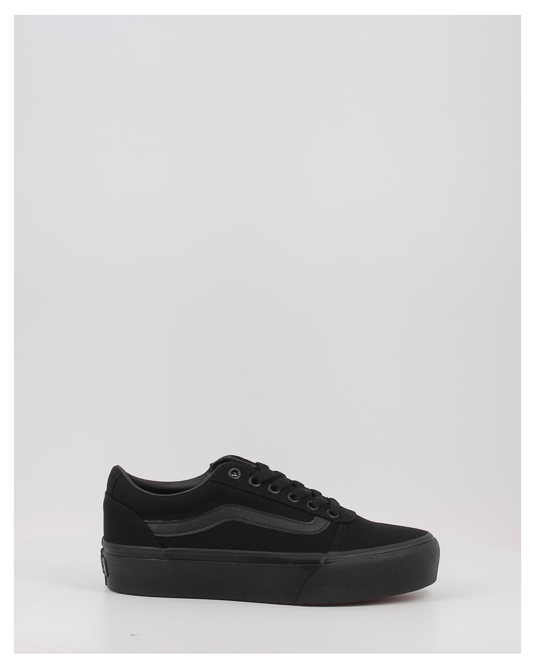 Tenis vans ward platform online color negro para mujer